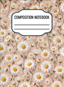Cute Pastel Daisy Dream Notebook