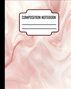 Notebook Pink Marble 