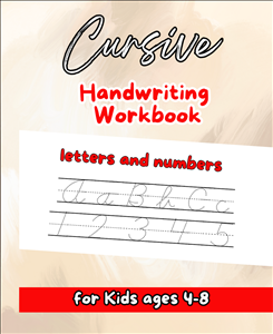 Cursive Handwriting Workbook for Kids Ages 4-8